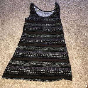 Black Tribal Print Tank Top